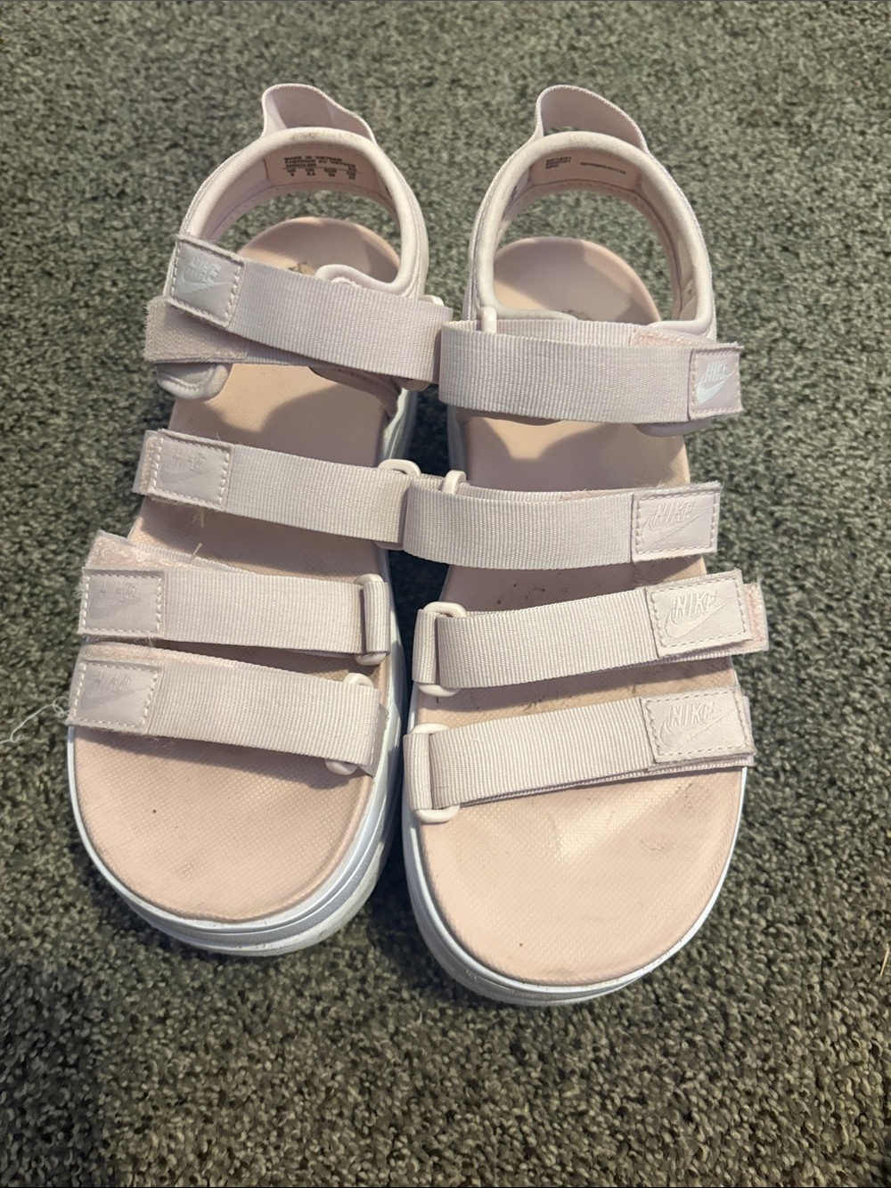 Nike women  Light Pink Multi-Strap Sport Sandals